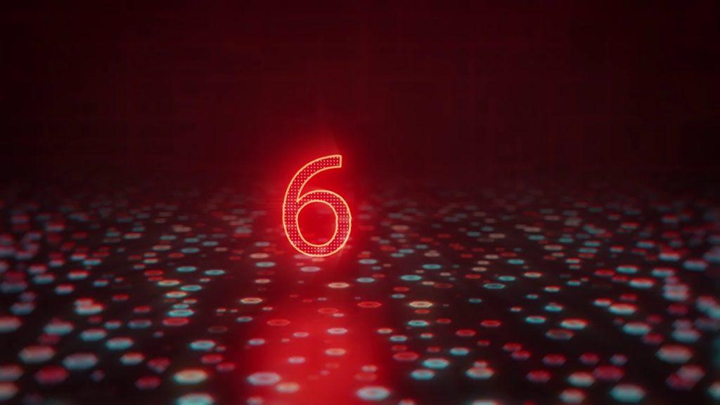 Intro Logo Animation Red Neon 10 Second